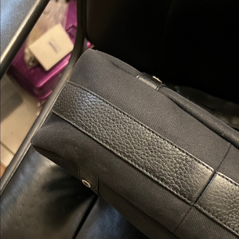 Bvlgari Black Tote with Silver Accents - Picture 6 of 10